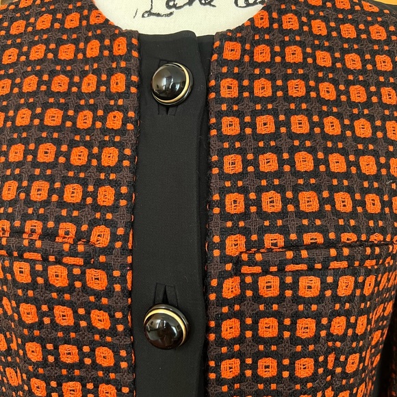 MARNI Black and Orange COAT SZ 44 - Picture 14 of 16